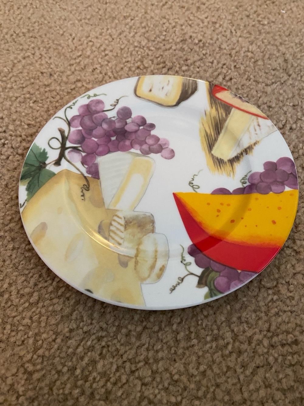 Limoges “Cheese & Fruit” plate